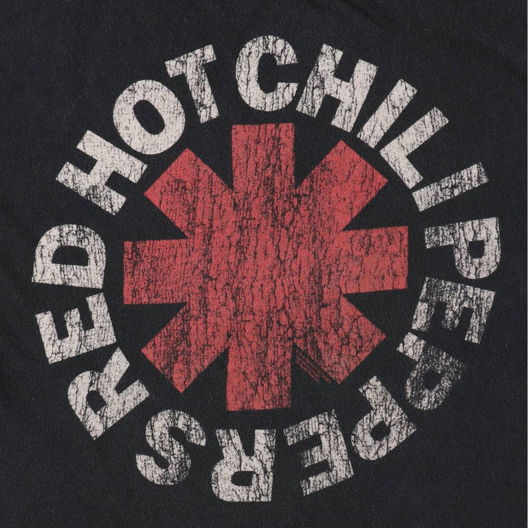 BRAVADO RED HOT CHILI PEPPERS Red Hot Chili Peppers Band T-Shirt Band Tee Men's XL cotton black type Vintage Second Hand
