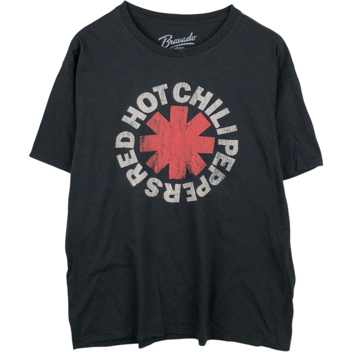BRAVADO RED HOT CHILI PEPPERS Red Hot Chili Peppers Band T-Shirt Band Tee Men's XL cotton black type Vintage Second Hand