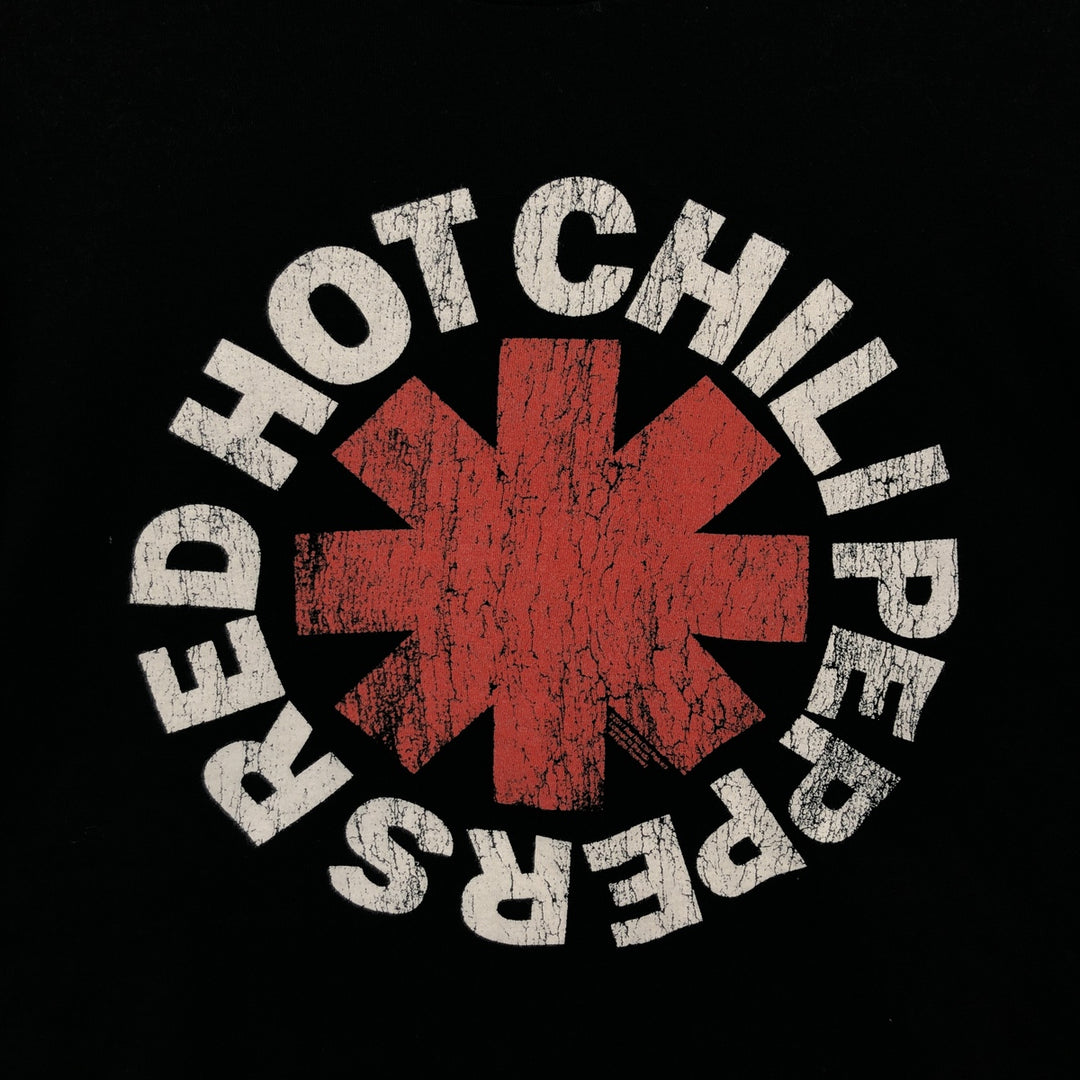 BRAVADO RED HOT CHILI PEPPERS Red Hot Chili Peppers Band T-Shirt Band Tee Men's XL cotton black type Vintage Second Hand