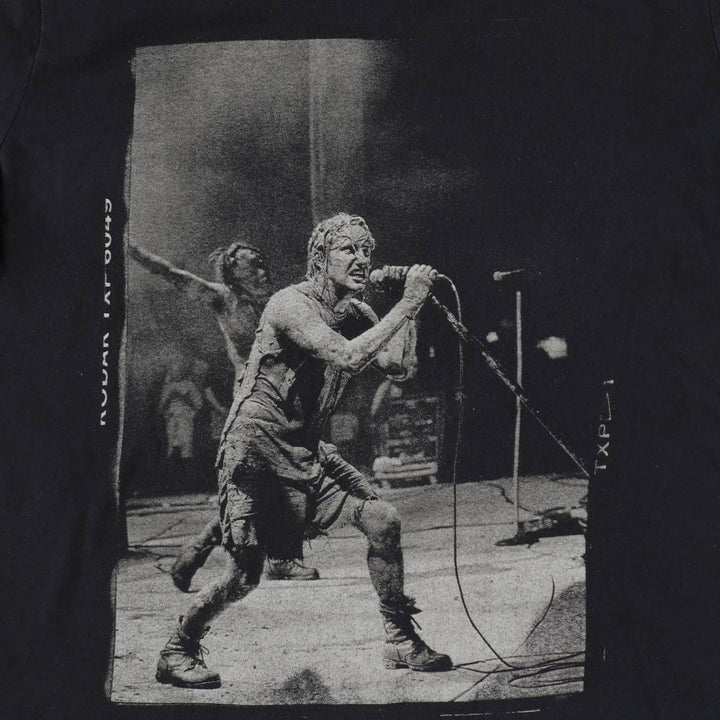 NINE INCHI NAILS Band T-shirt (Men's size L) cotton black type Vintage Second Hand