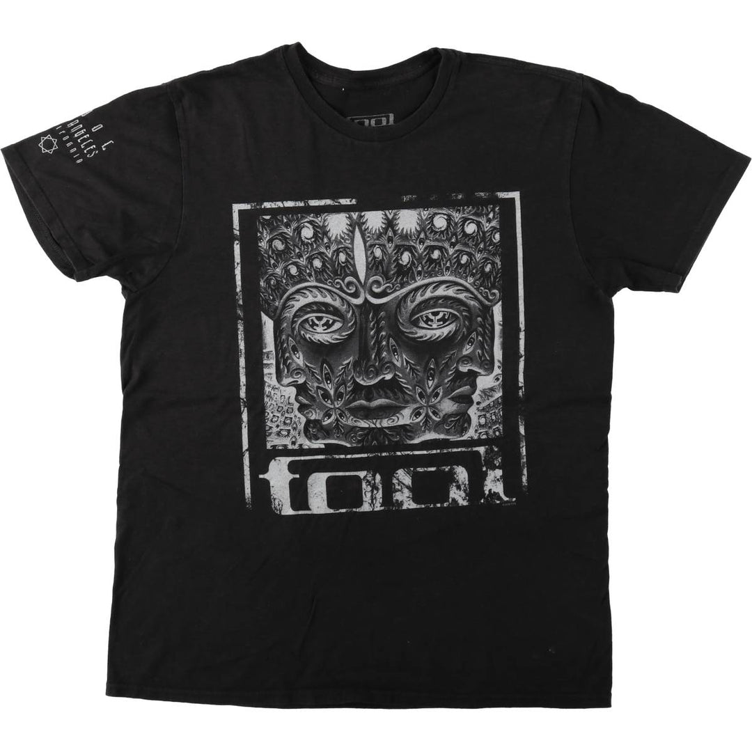 TOOL Band T-shirt, Men's L size cotton black type Vintage Second Hand