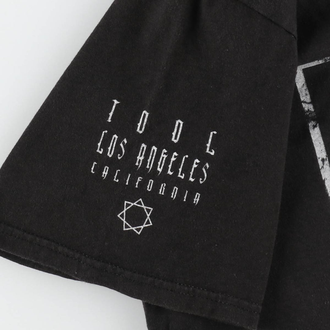 TOOL Band T-shirt, Men's L size cotton black type Vintage Second Hand