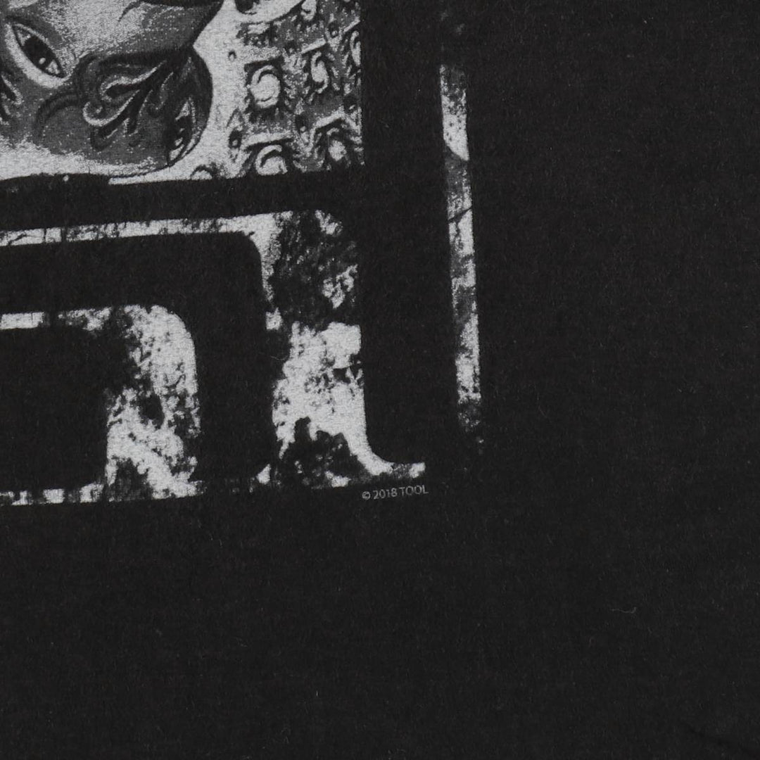 TOOL Band T-shirt, Men's L size cotton black type Vintage Second Hand