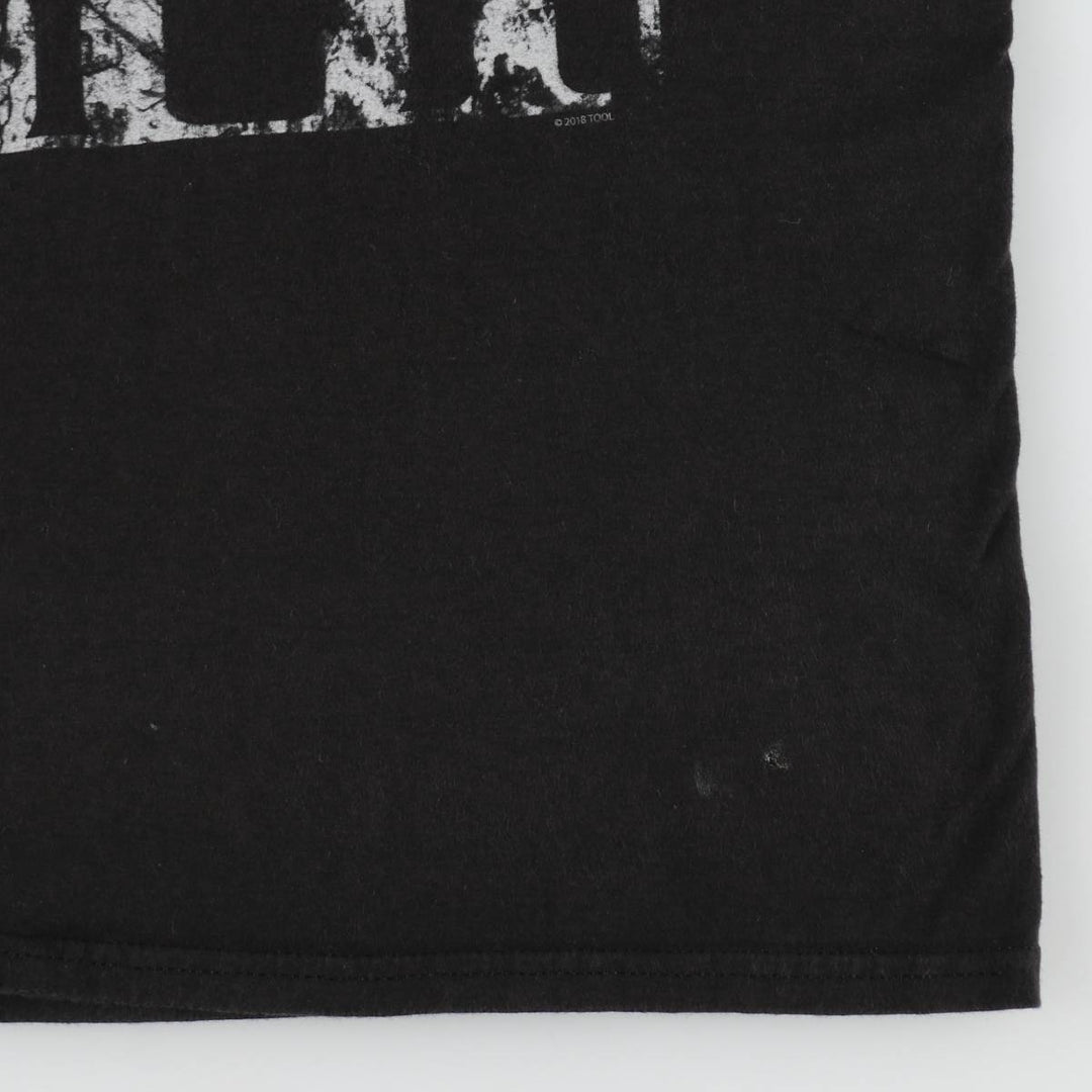 TOOL Band T-shirt, Men's L size cotton black type Vintage Second Hand