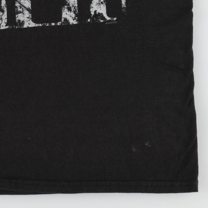 TOOL Band T-shirt, Men's L size cotton black type Vintage Second Hand