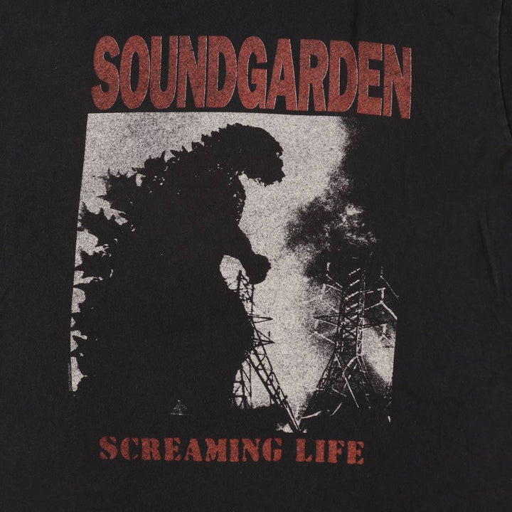 Soundgarden Band T-shirt (Men's size M) unclear black type Vintage Second Hand