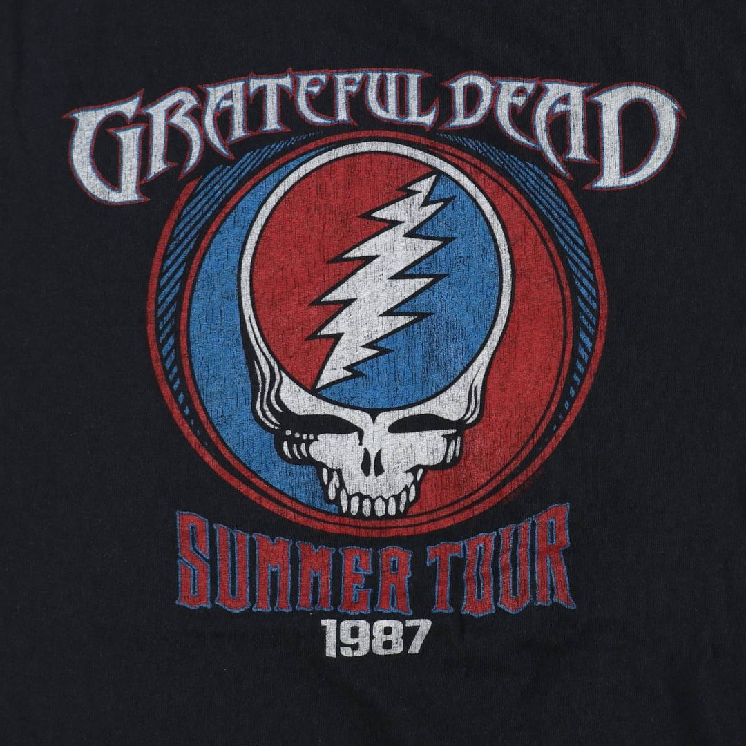 LIQUID BLUE GRATEFUL DEAD Band T-shirt (Men's XL equivalent) unclear black type Vintage Second Hand