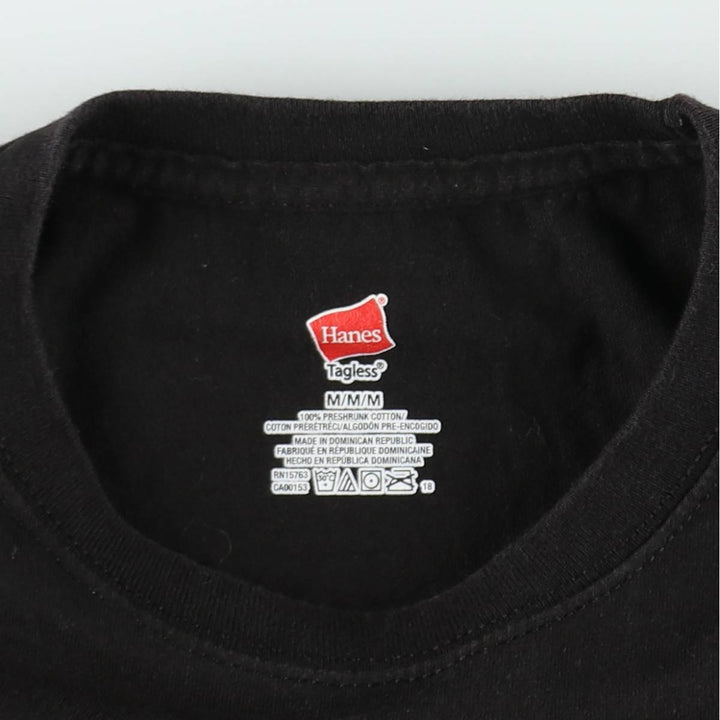 Hanes SLAYER Band T-Shirt, Men's Size Medium cotton black type Vintage Second Hand