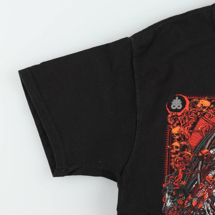 Hanes SLAYER Band T-Shirt, Men's Size Medium cotton black type Vintage Second Hand