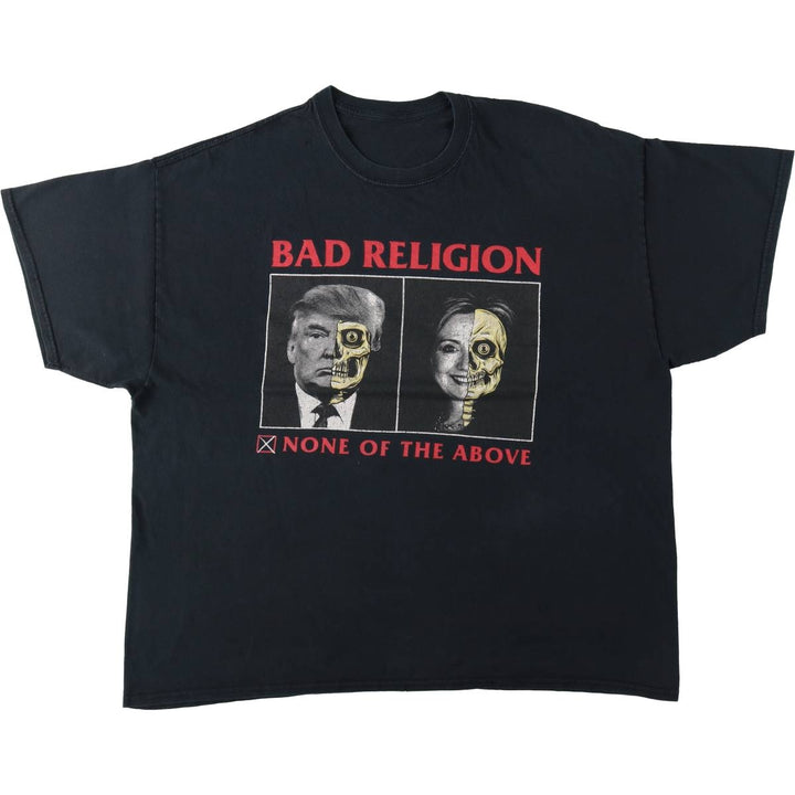 Bad Religion band t-shirt, men's size XL. unclear black type Vintage Second Hand