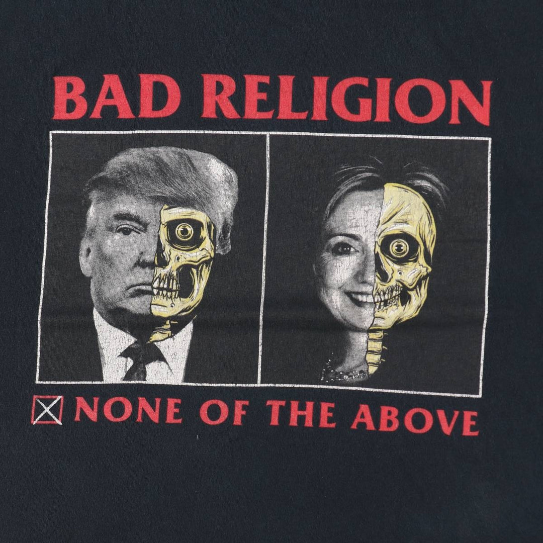 Bad Religion band t-shirt, men's size XL. unclear black type Vintage Second Hand
