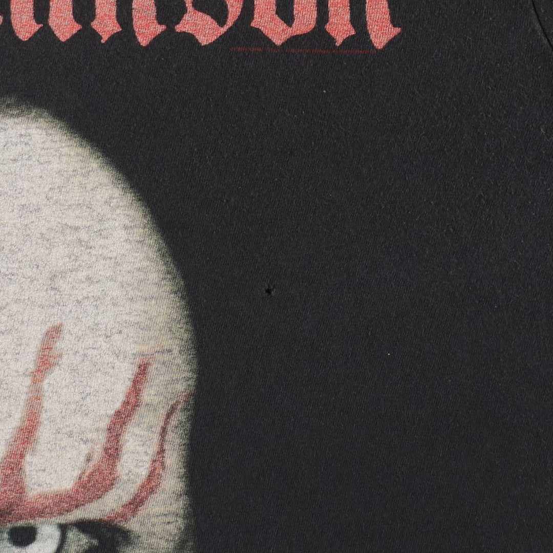 BAY ISLAND MARILYN MANSON Band T-shirt (Men's size L) cotton black type Vintage Second Hand