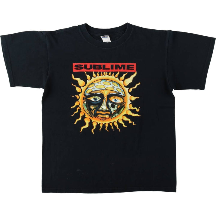Anvil SUBLIME Band T-shirt (Men's size M) cotton black type Vintage Second Hand