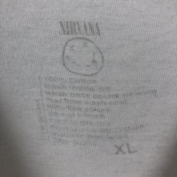NIRVANA Nirvana Band T-shirt, Band T, Men's XL size cotton white type Vintage Second Hand