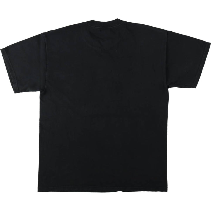 00's THE BEATLES Band T-shirt, Band T, Men's L size cotton black type Vintage Second Hand