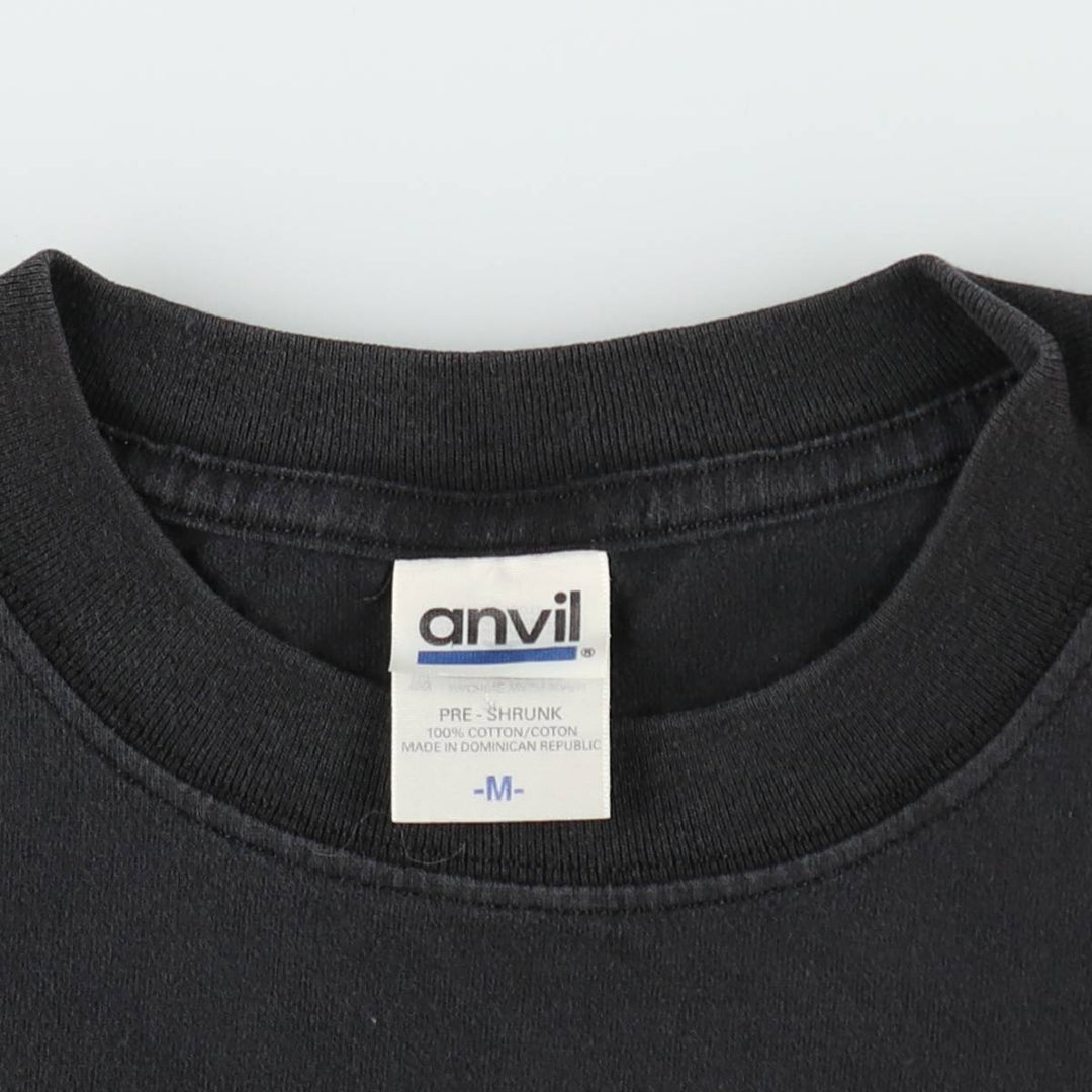 Anvil BLINK-182 Band T-Shirt (Men's Size M) cotton black type Vintage Second Hand
