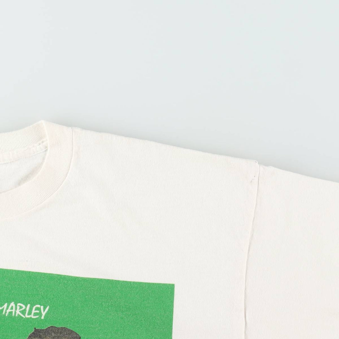 DELTA JULIAN AND DAMIAN MARLEY Band T-shirt, Made in USA, Men's XL equivalent. cotton white type Vintage Second Hand