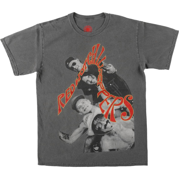 RED HOT CHILI PEPPERS Red Hot Chili Peppers Band T-shirt Band T Men's S equivalent cotton Charcoal Vintage Second Hand