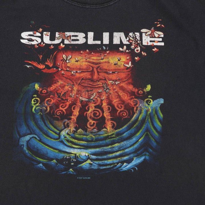 2000'S Anvil SUBLIME band t-shirt, men's size XL equivalent. unclear black type Vintage Second Hand
