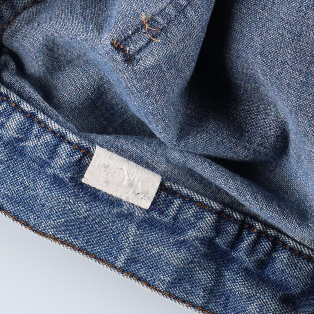 1970'S Levi's Orange Tab Straight Denim Pants, Women's Size L (W29 equivalent), Vintage unclear blue type Vintage Second Hand