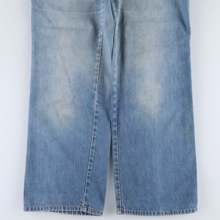 1970'S Levi's Orange Tab Straight Denim Pants, Women's Size L (W29 equivalent), Vintage unclear blue type Vintage Second Hand