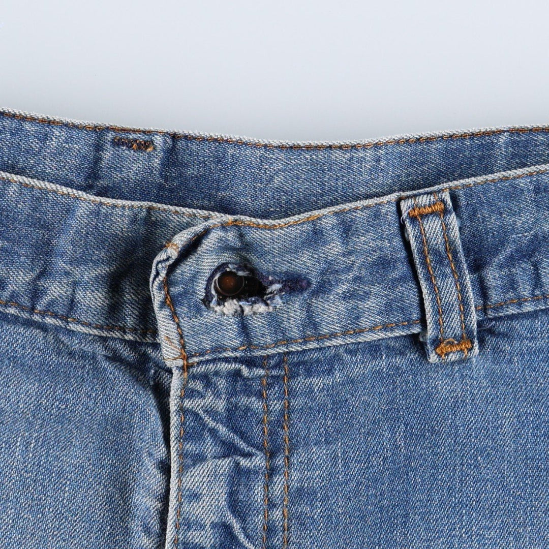 1970'S Levi's Orange Tab Straight Denim Pants, Women's Size L (W29 equivalent), Vintage unclear blue type Vintage Second Hand