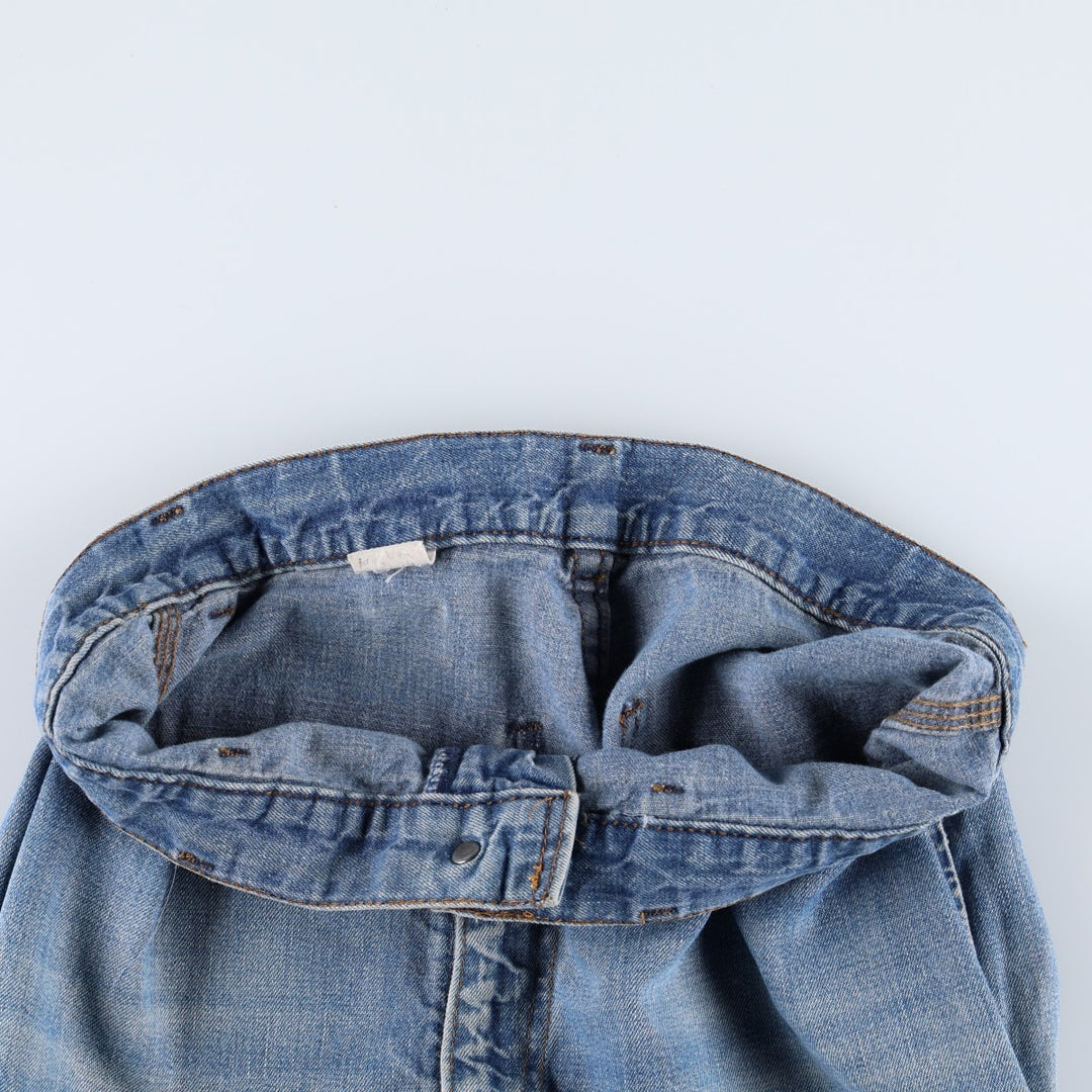 1970'S Levi's Orange Tab Straight Denim Pants, Women's Size L (W29 equivalent), Vintage unclear blue type Vintage Second Hand