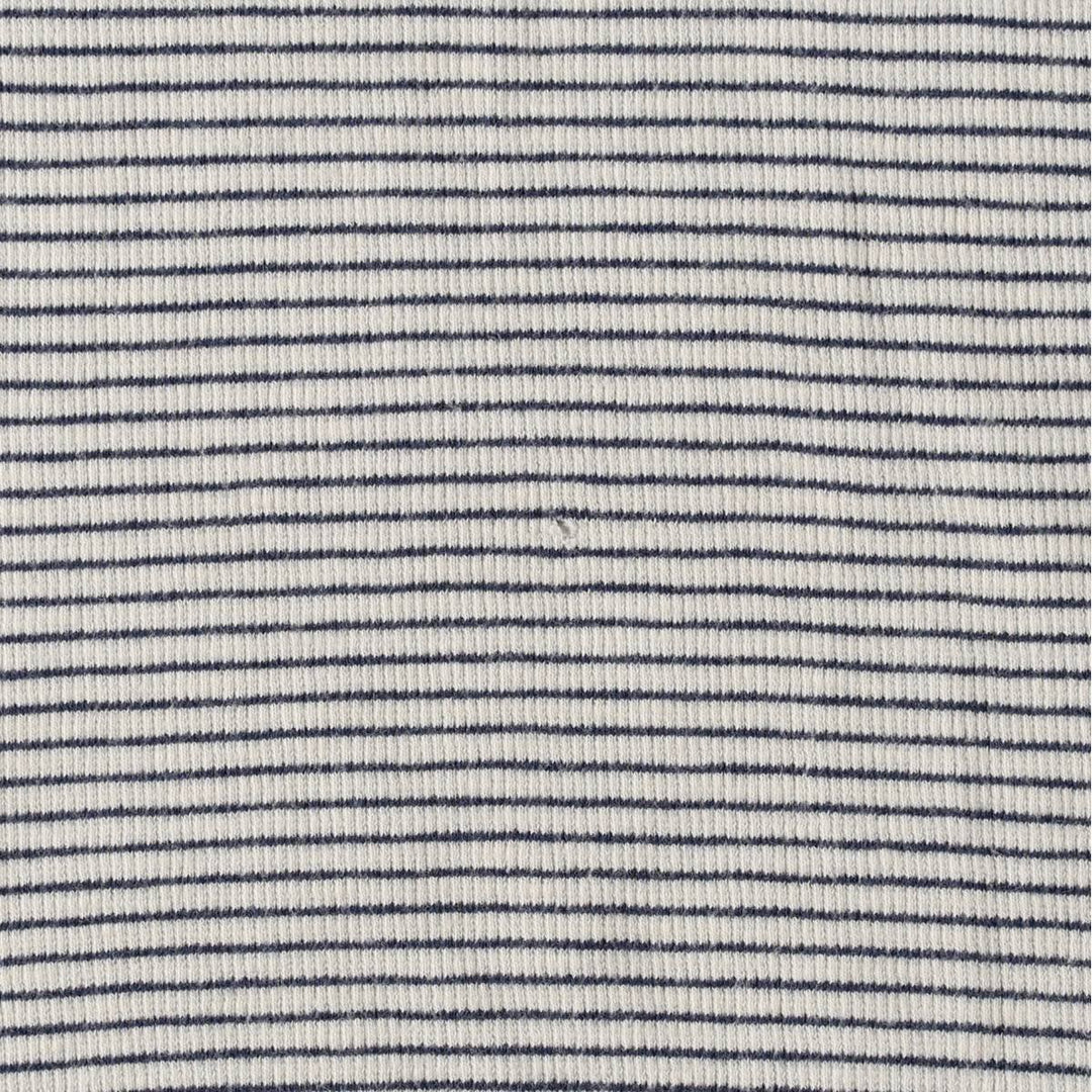 Scotch & Soda SCOTCH R'BELLE Border Pattern Henley Neck Long T-Shirt (Women's Size S) cotton white type Vintage Second Hand