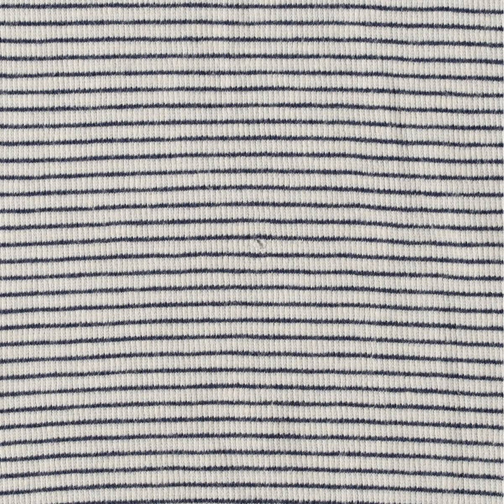 Scotch & Soda SCOTCH R'BELLE Border Pattern Henley Neck Long T-Shirt (Women's Size S) cotton white type Vintage Second Hand