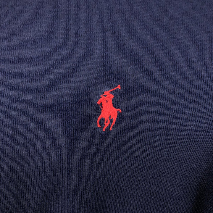 Ralph Lauren RALPH LAUREN SPORT Long T-shirt Long T Women's L size cotton navy blue type Vintage Second Hand