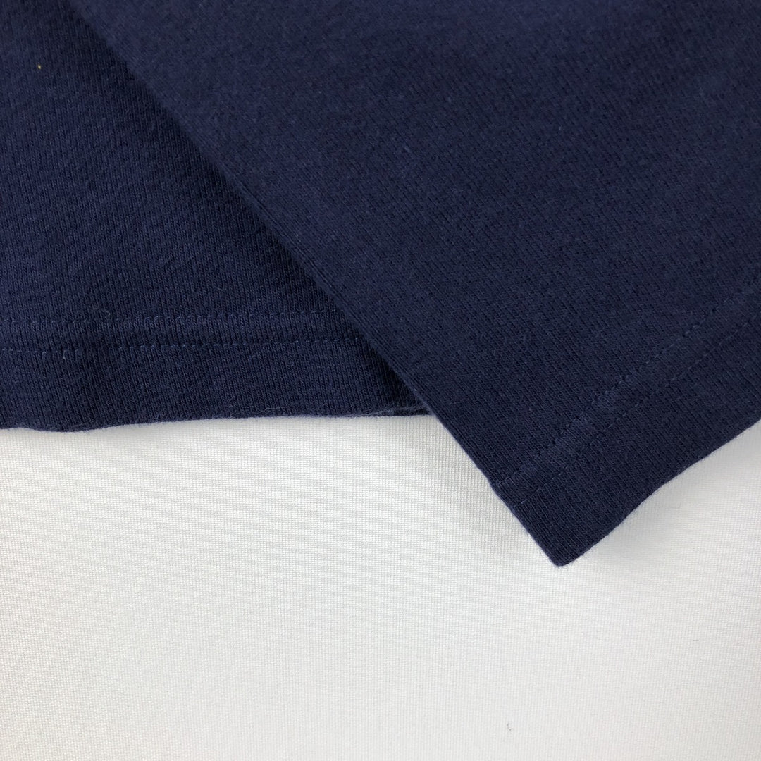 Ralph Lauren RALPH LAUREN SPORT Long T-shirt Long T Women's L size cotton navy blue type Vintage Second Hand
