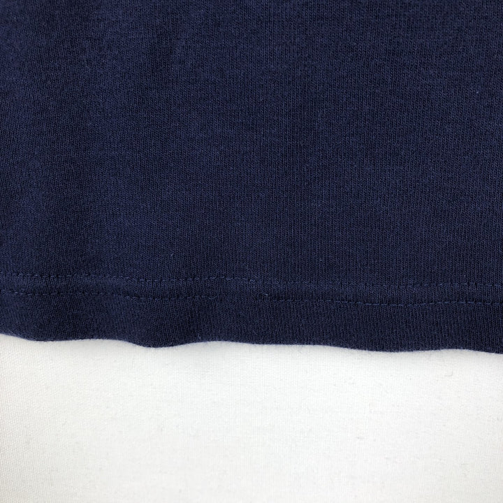 Ralph Lauren RALPH LAUREN SPORT Long T-shirt Long T Women's L size cotton navy blue type Vintage Second Hand