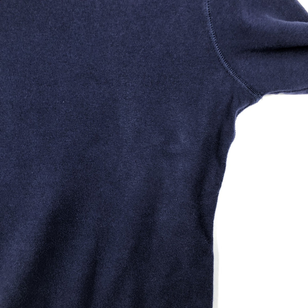 Ralph Lauren RALPH LAUREN SPORT Long T-shirt Long T Women's L size cotton navy blue type Vintage Second Hand