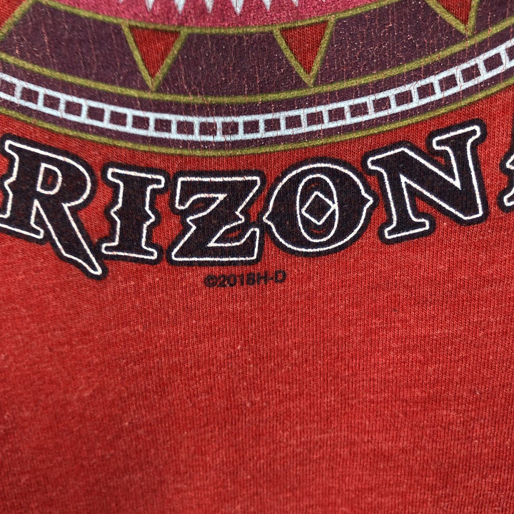 Harley-Davidson U-neck long-sleeved T-shirt with rhinestones (women's size L equivalent) polyester red type Vintage Second Hand