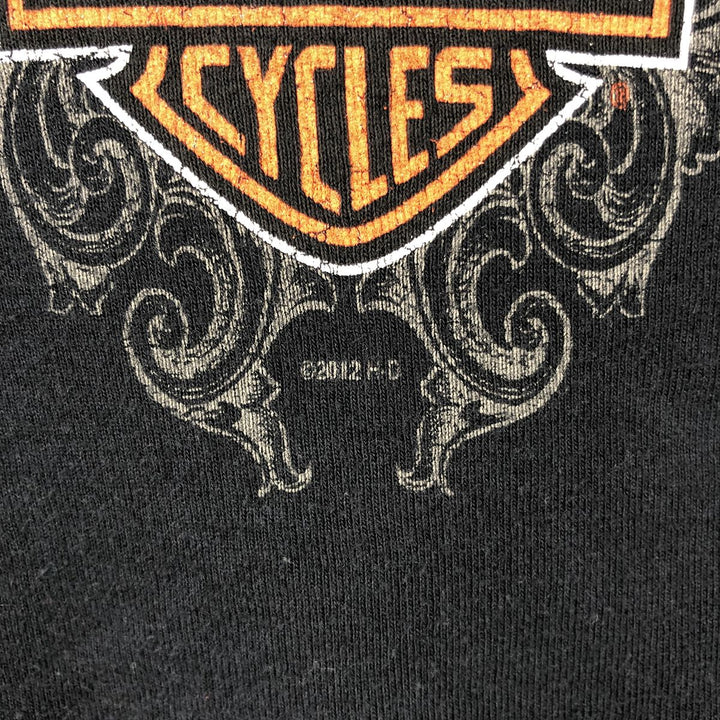 Harley-Davidson Long Sleeve T-Shirt for Women (Size XS) cotton black type Vintage Second Hand