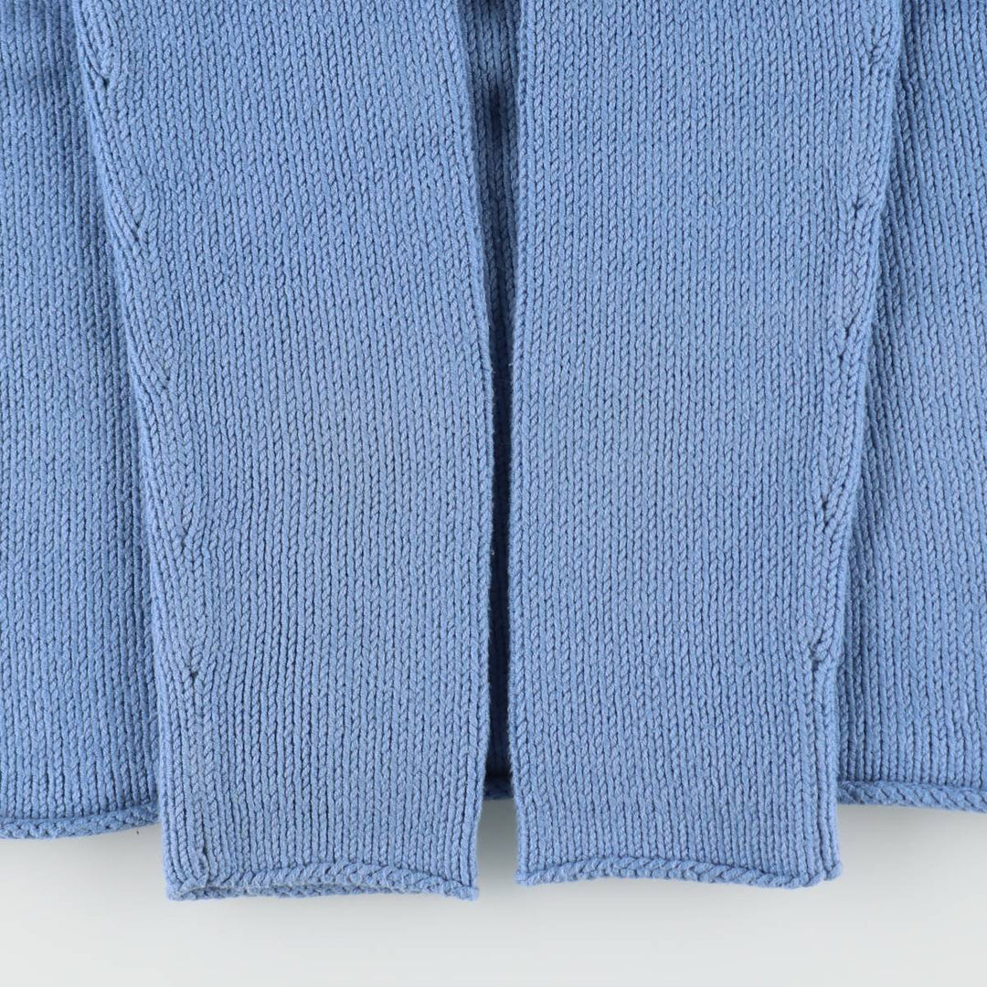 2000'S Ralph Lauren POLO JEANS COMPANY Cotton Knit Sweater, Women's Size S (approx.) cotton Blue type light blue Vintage Second Hand