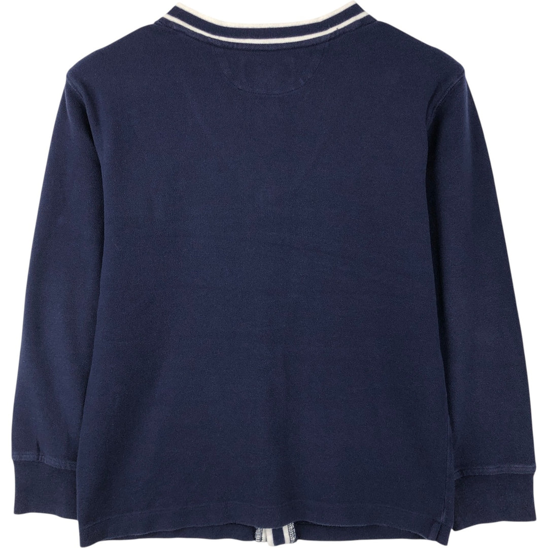 Ralph Lauren POLO RALPH LAUREN Cotton Knit Cardigan, Women's Size S (approx.) cotton navy blue type Vintage Second Hand