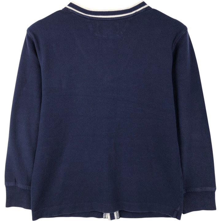 Ralph Lauren POLO RALPH LAUREN Cotton Knit Cardigan, Women's Size S (approx.) cotton navy blue type Vintage Second Hand