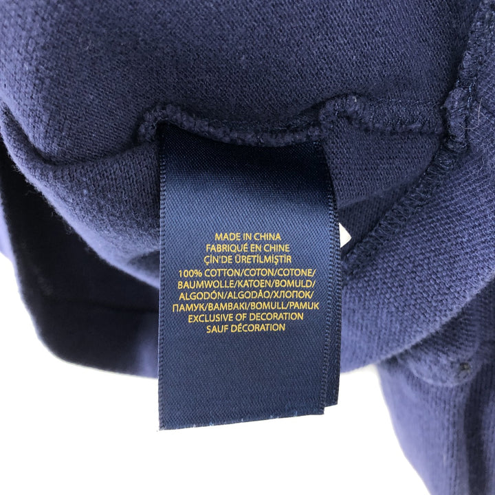 Ralph Lauren POLO RALPH LAUREN Cotton Knit Cardigan, Women's Size S (approx.) cotton navy blue type Vintage Second Hand