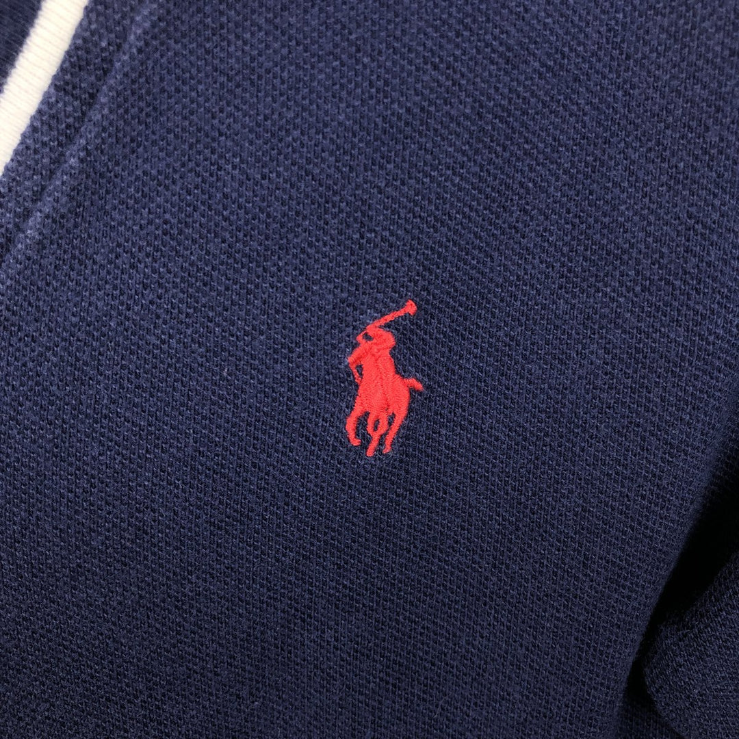Ralph Lauren POLO RALPH LAUREN Cotton Knit Cardigan, Women's Size S (approx.) cotton navy blue type Vintage Second Hand