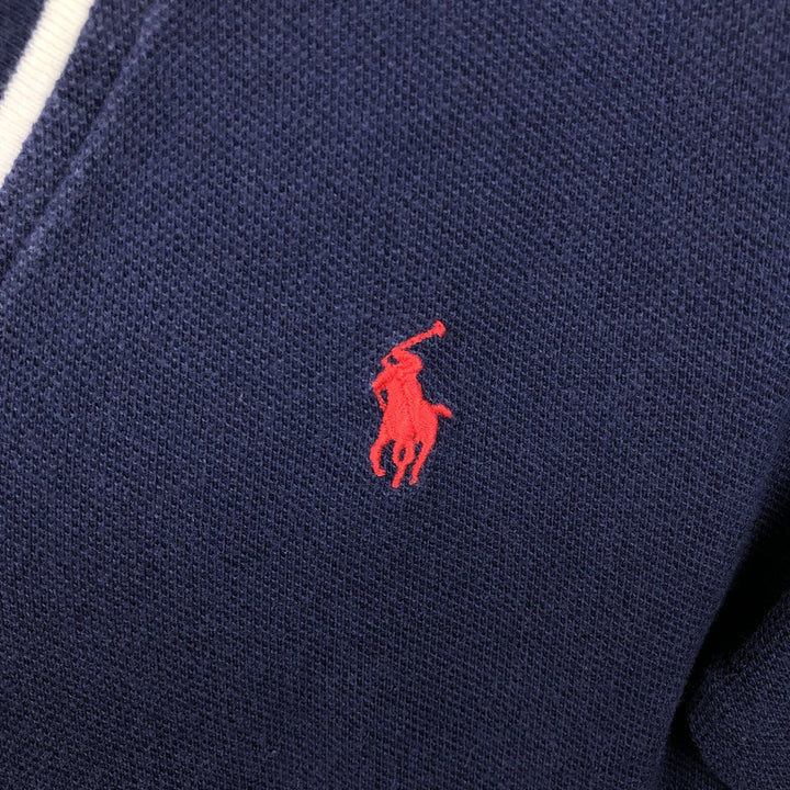 Ralph Lauren POLO RALPH LAUREN Cotton Knit Cardigan, Women's Size S (approx.) cotton navy blue type Vintage Second Hand