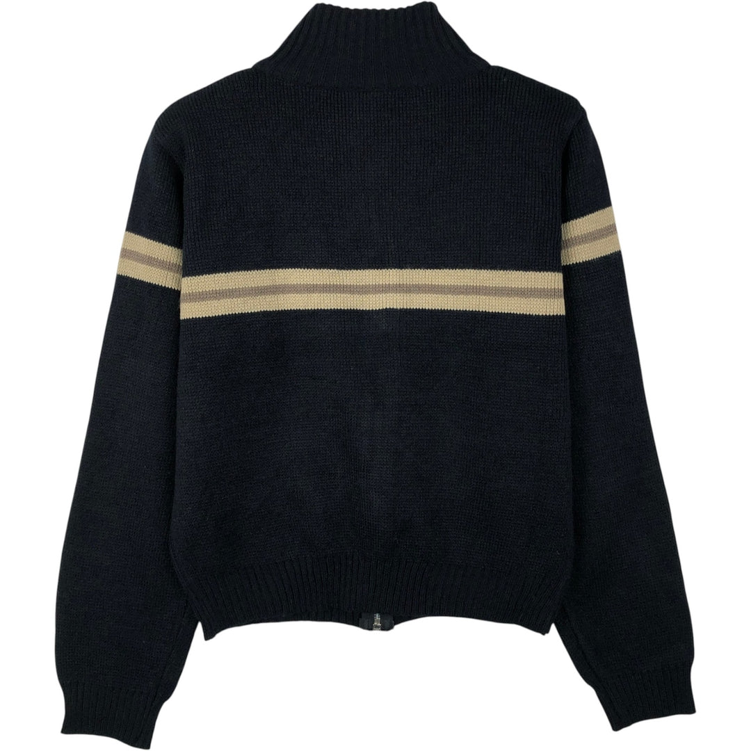 boutique EUROPA Driver's Knit Sweater, Women's Size XS acrylic black type Vintage Second Hand