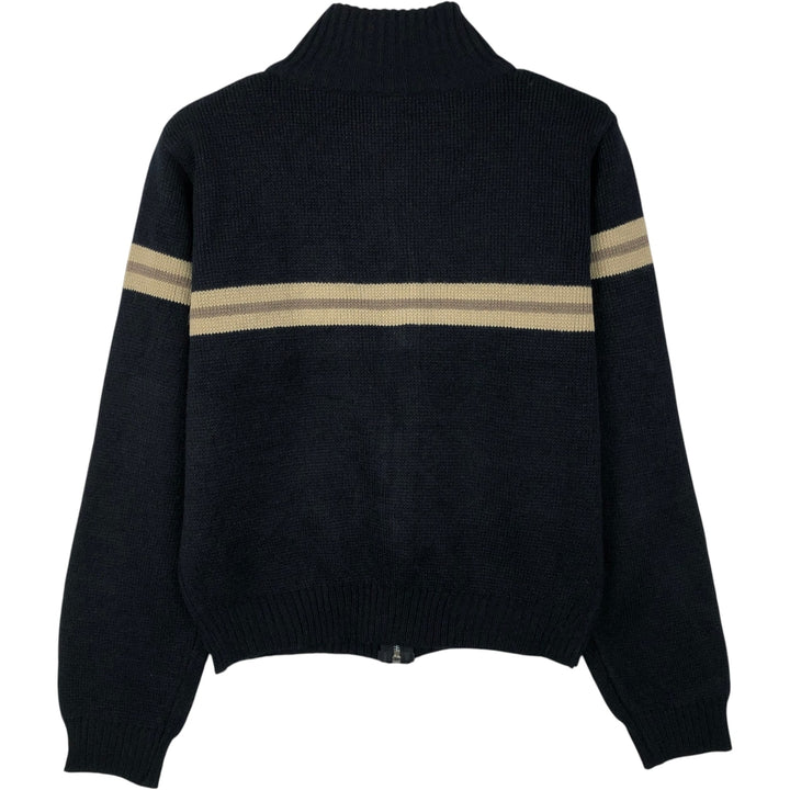 boutique EUROPA Driver's Knit Sweater, Women's Size XS acrylic black type Vintage Second Hand