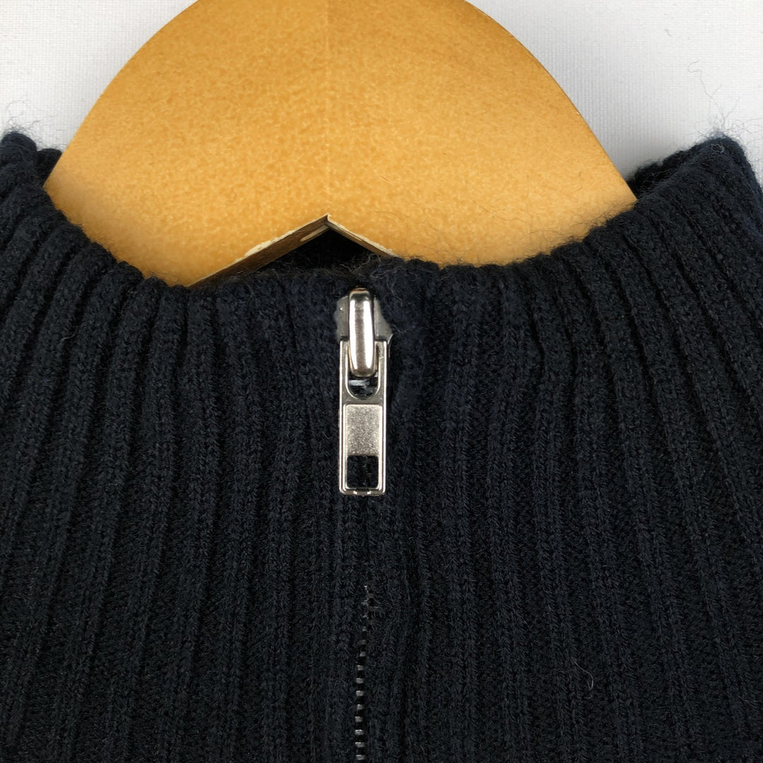 boutique EUROPA Driver's Knit Sweater, Women's Size XS acrylic black type Vintage Second Hand