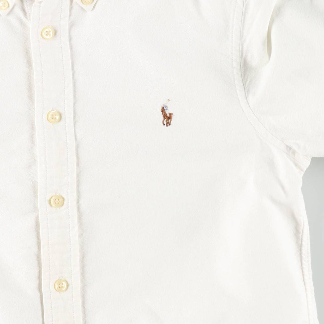 Ralph Lauren long sleeve button down shirt, women's size S cotton white type Vintage Second Hand
