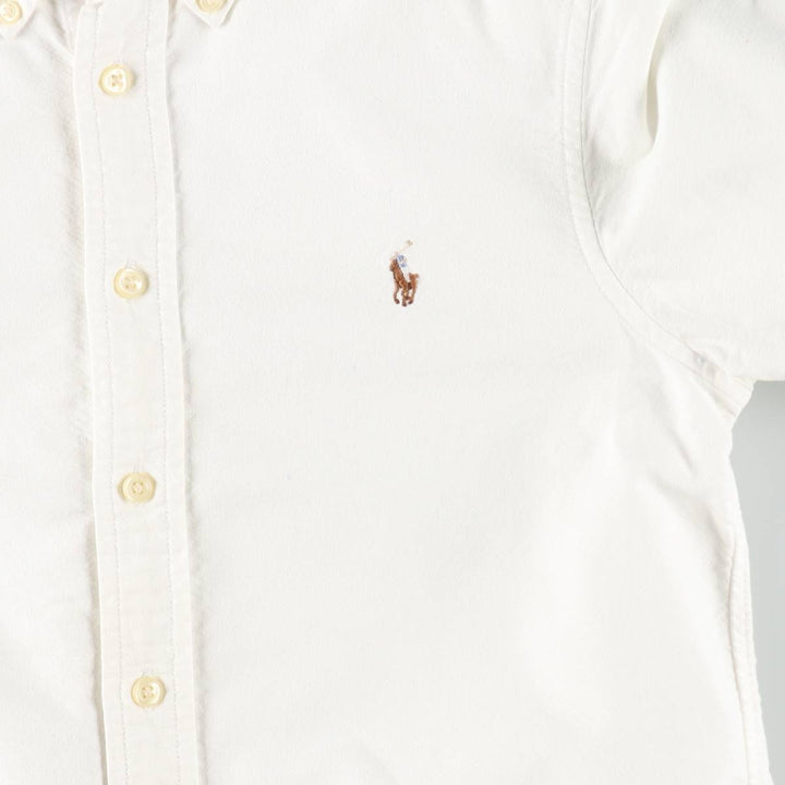 Ralph Lauren long sleeve button down shirt, women's size S cotton white type Vintage Second Hand