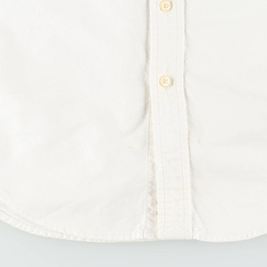 Ralph Lauren long sleeve button down shirt, women's size S cotton white type Vintage Second Hand