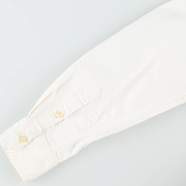 Ralph Lauren long sleeve button down shirt, women's size S cotton white type Vintage Second Hand