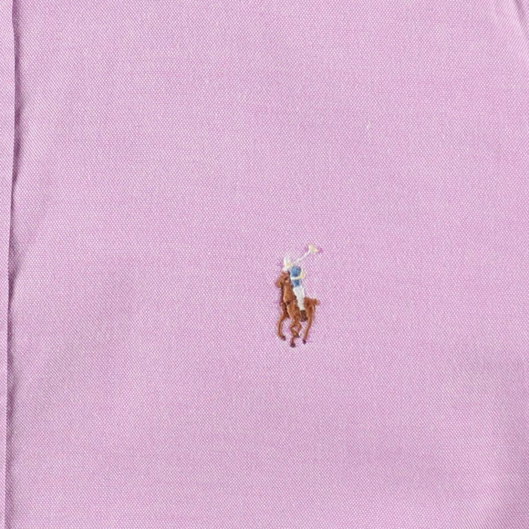 Ralph Lauren Slim Fit Long Sleeve Button-Down Shirt, Women's Size L cotton purple type Vintage Second Hand