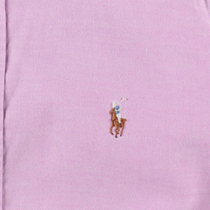 Ralph Lauren Slim Fit Long Sleeve Button-Down Shirt, Women's Size L cotton purple type Vintage Second Hand